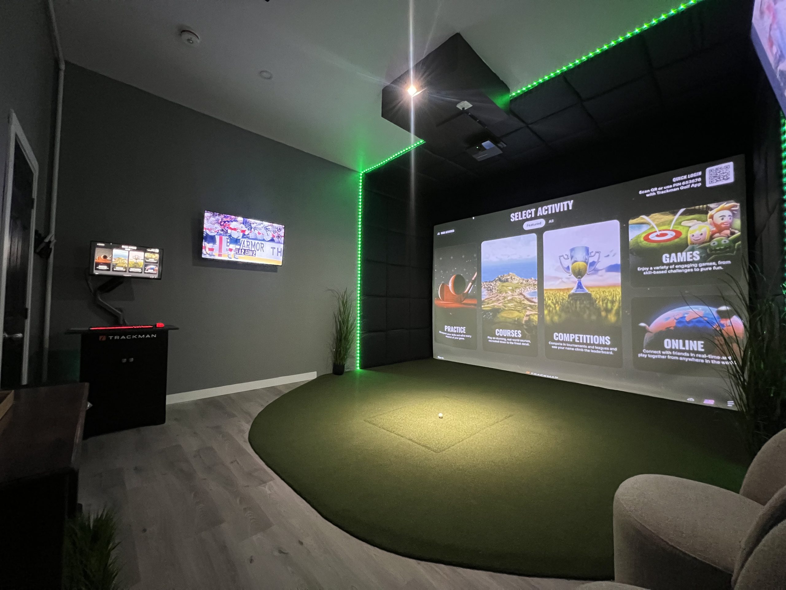 Bay 2 at Happy Place Indoor Golf